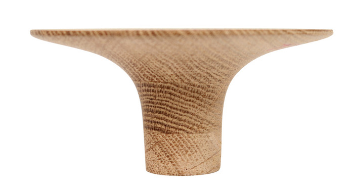 Træknop Ø115 mm egetræ